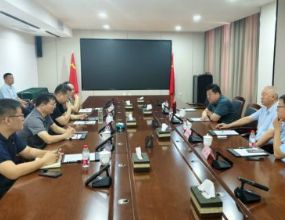 孙明高会长一行应邀到中国（德州）农业食品创新产业园区考察交流
